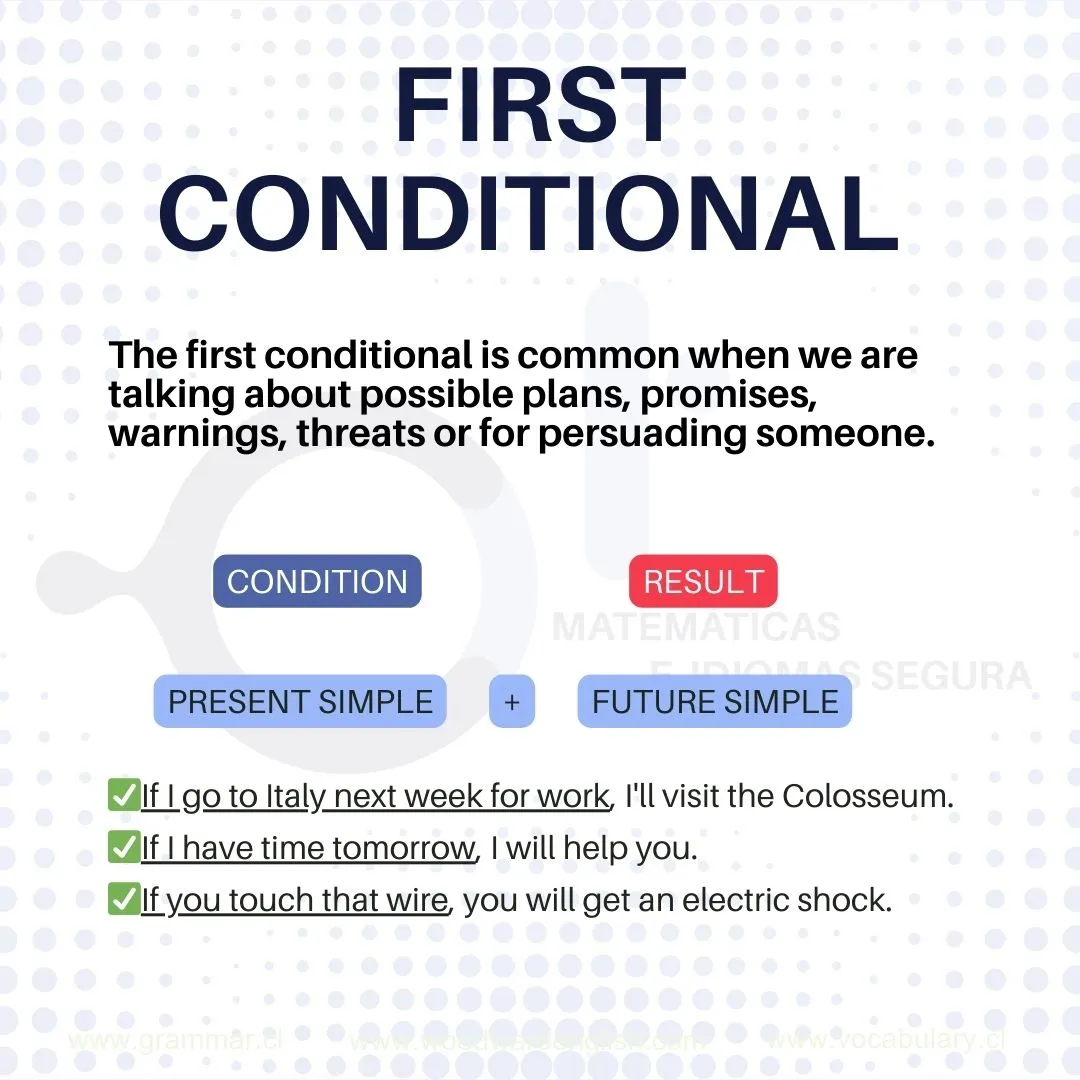The First Conditional The First Conditional