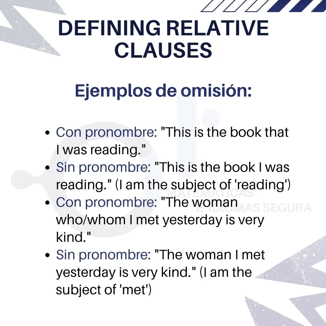 Defining Relative Clauses